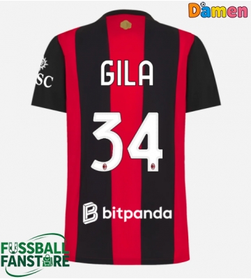 AC Milan Mario Gila #34 Replik Heimtrikot Damen 2026-27 Kurzarm
